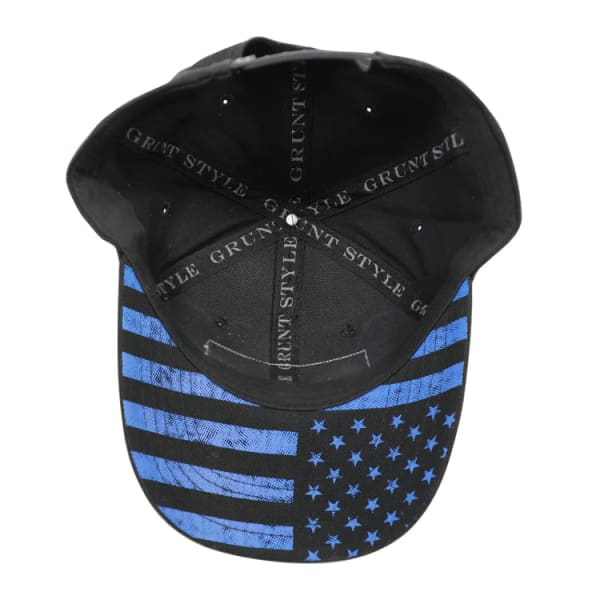 Blue Line Flag Hat by Grunt Style
