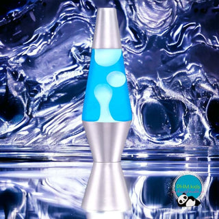 Blue & White Lava Lamp 11.5” 💜