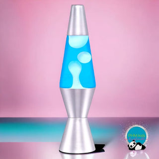 Blue & White Lava Lamp 11.5” 💜