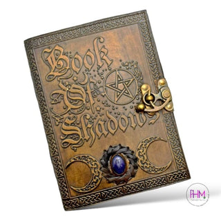 Book of Shaddows Leather Embossed Journal 💜 - journal