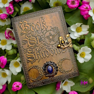 Book of Shaddows Leather Embossed Journal 💜 - journal