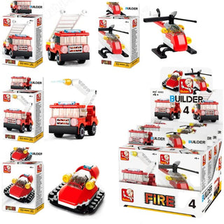 *Builder Fire Building Bricks - Toys & Games