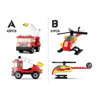 *Builder Fire Building Bricks - Toys & Games