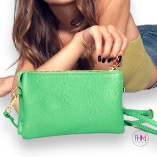 Candy Clutch Crossbody Vegan Leather Bag 💜