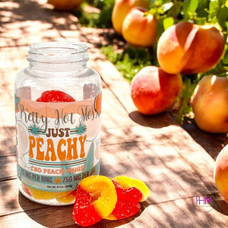 CBD Infused Peach Rings 🍑 - Gummies