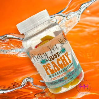 CBD Infused Peach Rings - Gummies