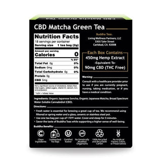 CBD Matcha Green Tea by Buddha