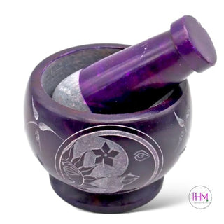 Celestial Dreams Soapstone Mortar Pestle 🌙