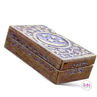 Celestial Moon and Stars Wooden Box 🌙