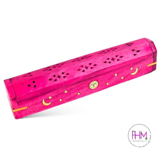 Celestial Wood Incense Burner Box