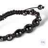 Celtic Crystal Wisdom Adjustable Bracelet 🌙 - Black