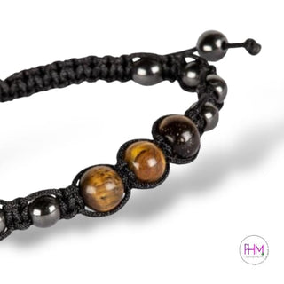 Celtic Crystal Wisdom Adjustable Bracelet 🌙 - Tiger Eye