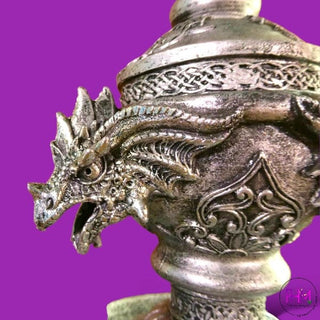 Celtic Triple Dragon Head Backflow Burner - burner