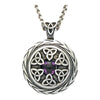 Celtic Triquetra Gemstone Pendants - Necklaces