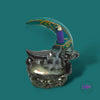 Ceramic Backflow Incense Burner - Koi Fish Moon - Gifts