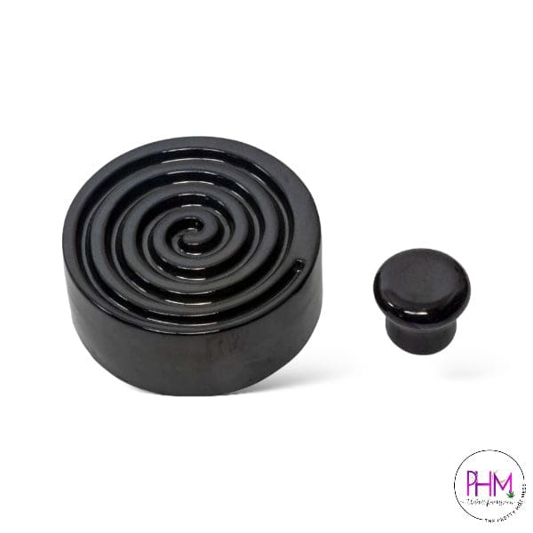 Ceramic Powder Incense Burner - Spiral