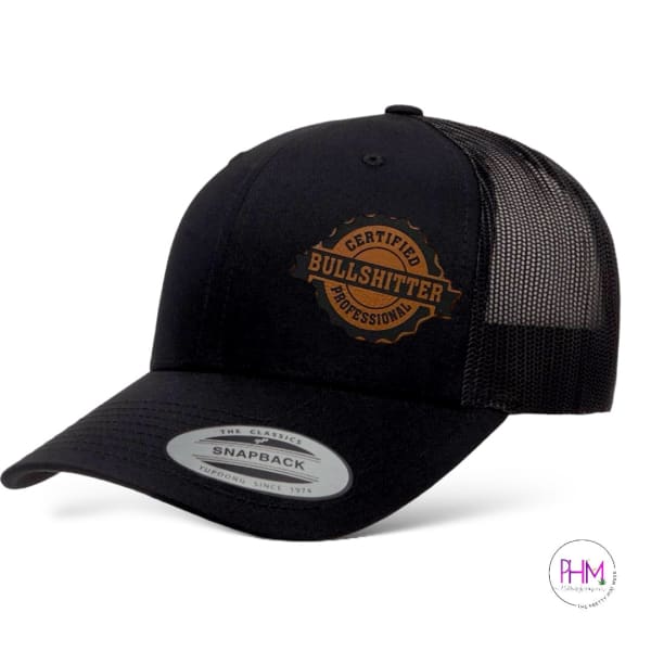 Certified Bullshitter | Leather Patch Hat ✌🏼