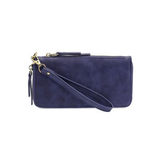 Chloe Zip Around Wallet Wristlet | Joy Susan 🖤 - Dusk Blue