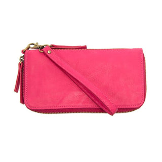 Chloe Zip Around Wallet Wristlet | Joy Susan 🖤 - ChaCha Pink