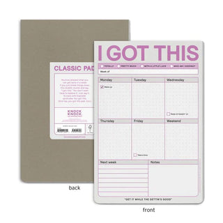 Classic Pad I Got This - note pad