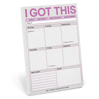 Classic Pad I Got This - note pad