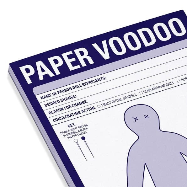 Classic Pad Paper Voodoo - note pad