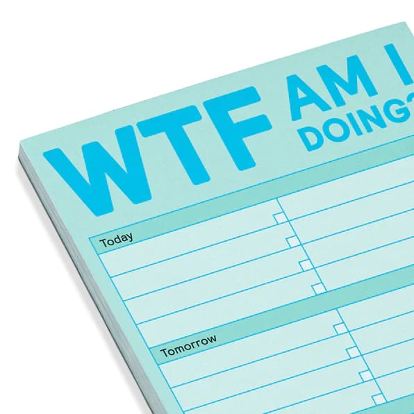 *Classic Pad WTF Am I Doing? - note pad