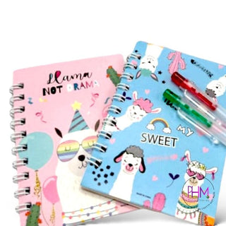 Cool Llama Notebook with Pen - note pad