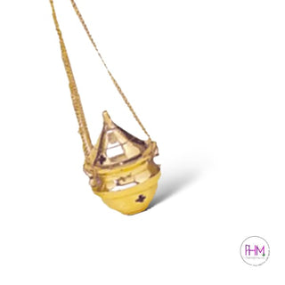Cosmic Dancer Hanging Brass Incense Burner ⭐️