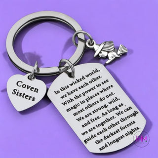 Coven Sisters Keychain