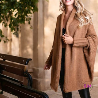 Cozy Nights Beige Cardigan - Clothing
