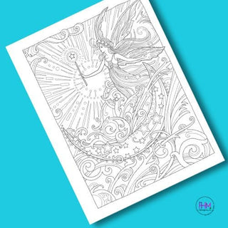 Creative Haven Magical Fairies Coloring Book