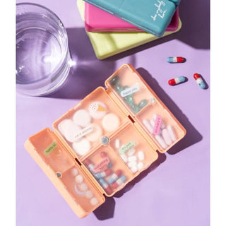 Crush Everything’s Fine Pill & Vitamin Case 🧡 - pillbox