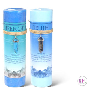 Crystal Energy Pendant Candles ⭐️ - Candle