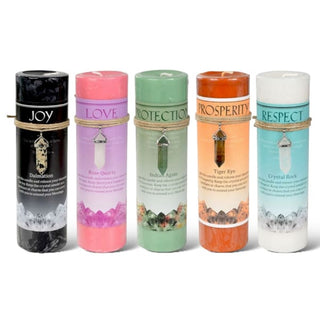 Crystal Energy Pendant Candles ⭐️ - Candle