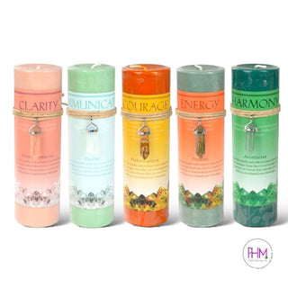 Crystal Energy Pendant Candles ⭐️ - Candle