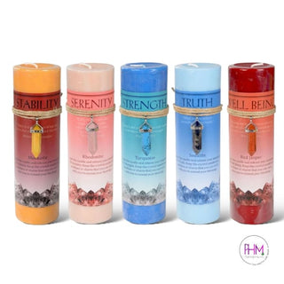 Crystal Energy Pendant Candles ⭐️ - Candle