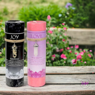 Crystal Energy Pendant Candles ⭐️ - Candle