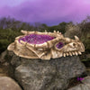 Crystal Geode Dragon Skull Dish 🐉✨ - Incense Burner