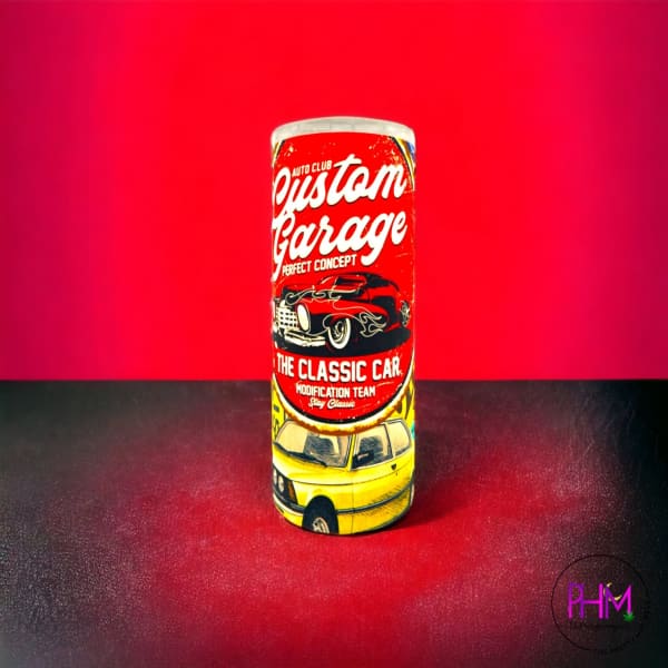 Custom Garage Skinny Tumbler - Drink Ware