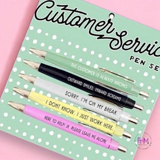 Customer Service Ink Pen Set 🖕🏼 - Pens