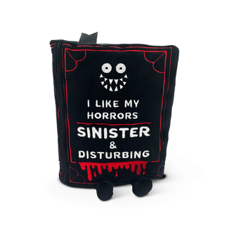 📖 I Like My Horrors Sinister & Disturbing Book Plush | Punchkins