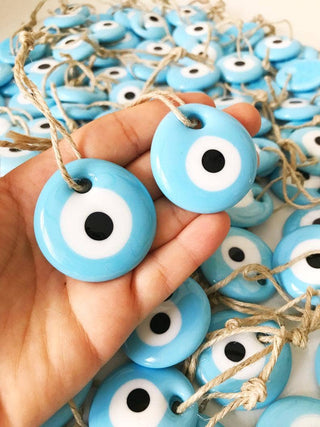 Santorini Teal Evil Eye Talisman 💙🧿