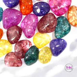 Dancing with the Moon Dyed Quartz Tumbled Stones 🌈
