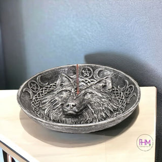 Dark Side of the Moon Wolf Incense Burner 🐺