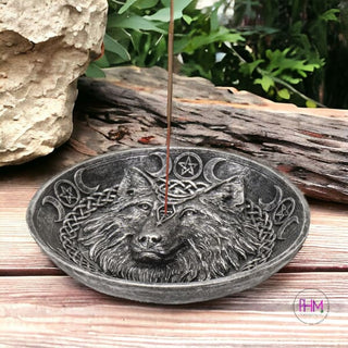 Dark Side of the Moon Wolf Incense Burner 🐺