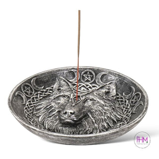 Dark Side of the Moon Wolf Incense Burner 🐺