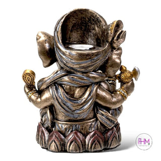 Divine Golden Ganesha Backflow Incense Burner ✨ - burner