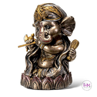 Divine Golden Ganesha Backflow Incense Burner ✨ - burner