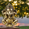 Divine Golden Ganesha Statue - Wisdom